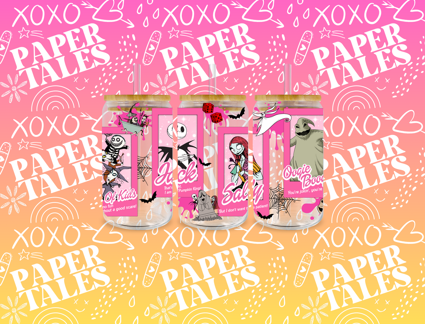 Nightmare before Christmas pink frames
