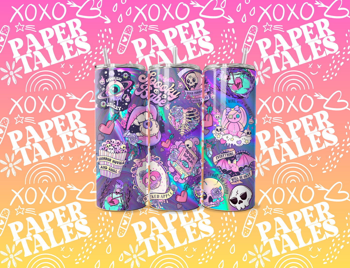 Spooky babe holographic