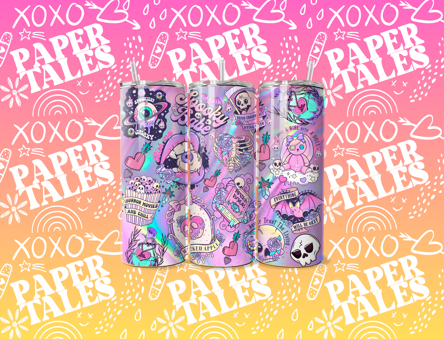 Spooky babe holographic