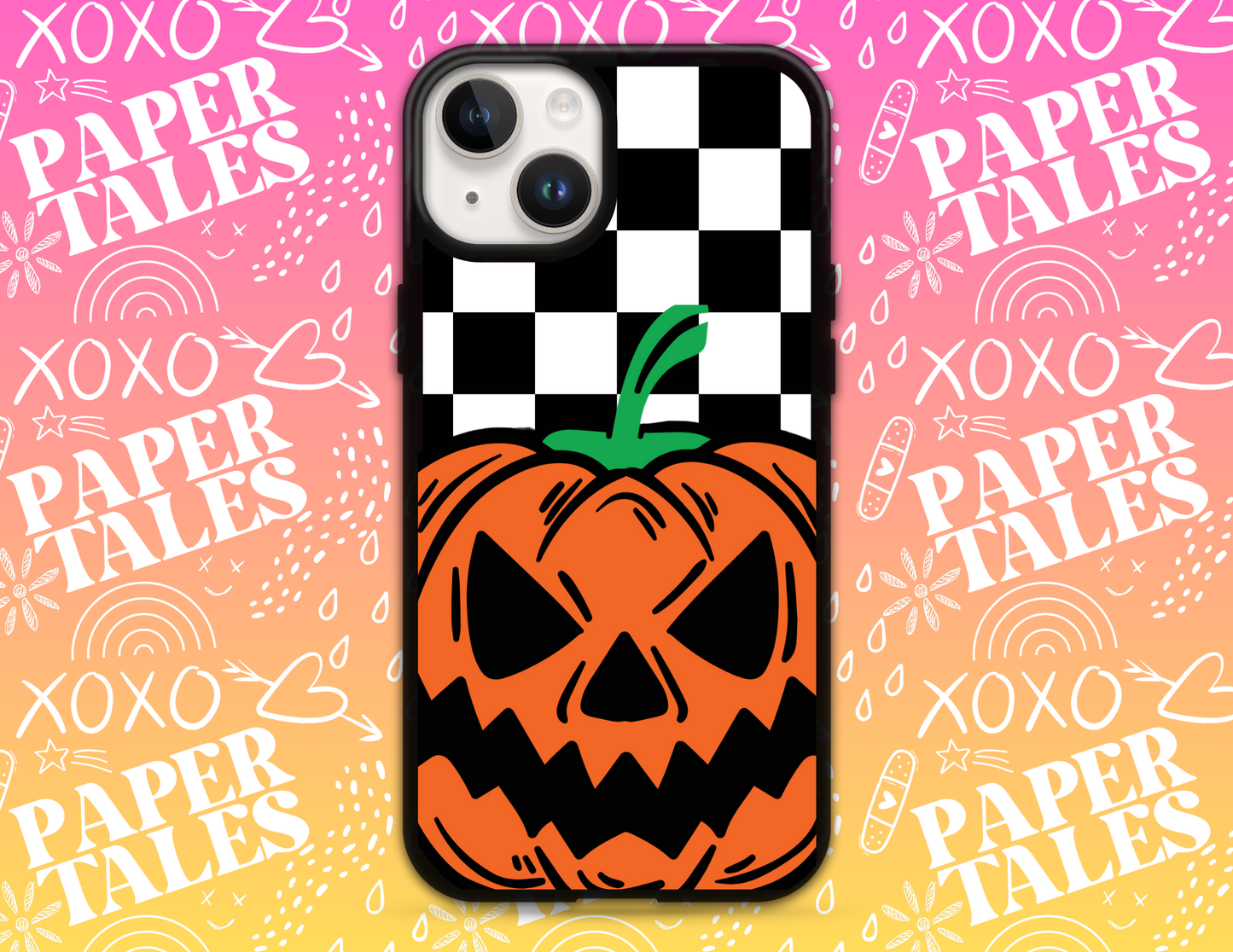 Pumpkin checkered