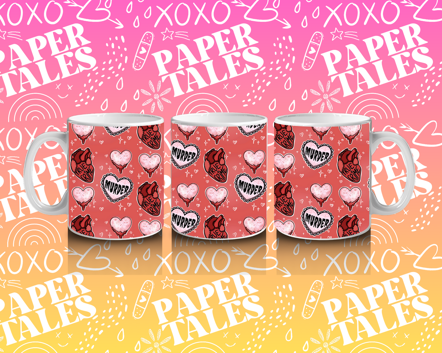Murder heart mug