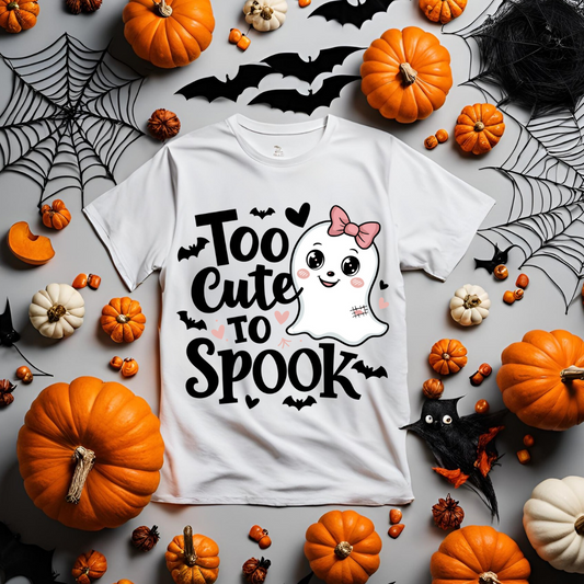 Too cute to spook (child t-shirt)