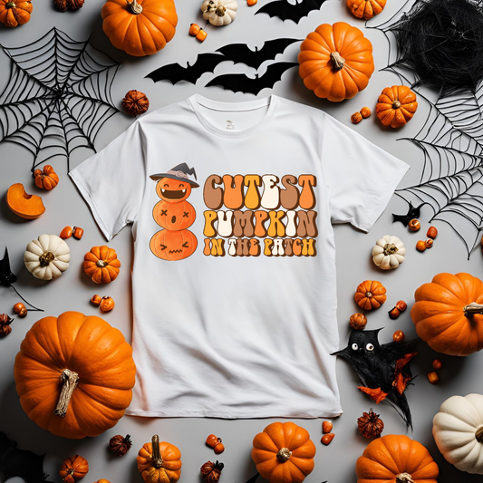 Cutest pumpkin in the patch (adult t-shirt)